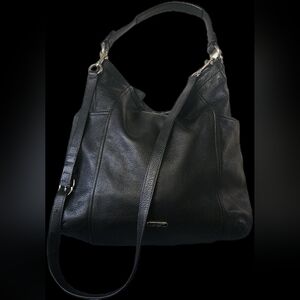 Genuine Coach Black Leather Purse Bag